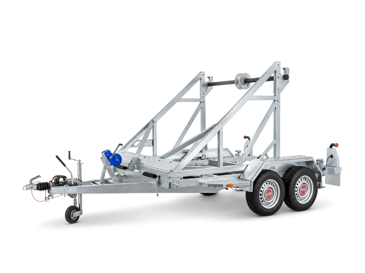 Stema Kabeltrommeltransporter Tandem mit Seilwinde bei Höger eGbR in Memmingen
