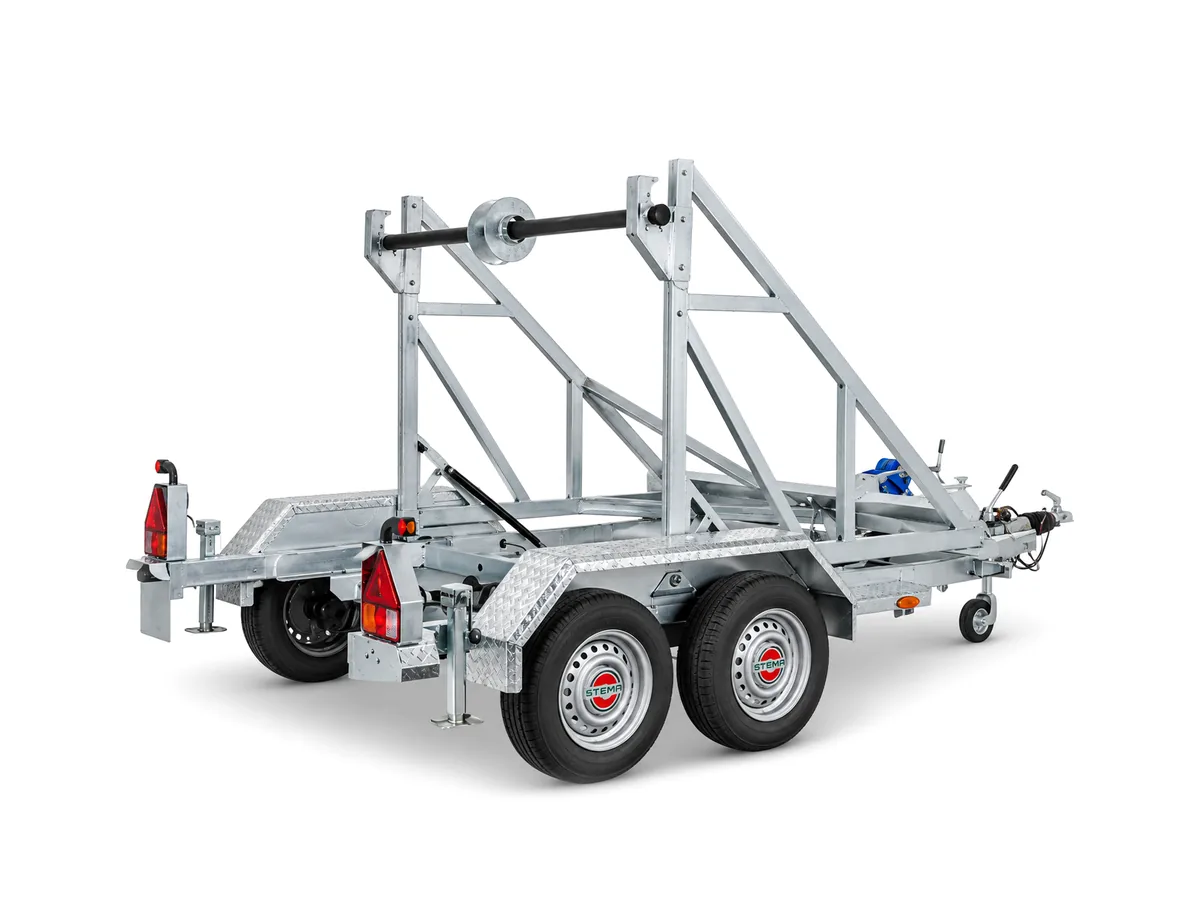 Stema Kabeltrommeltransporter, Ansicht von hinten, bei Höger eGbR in Memmingen