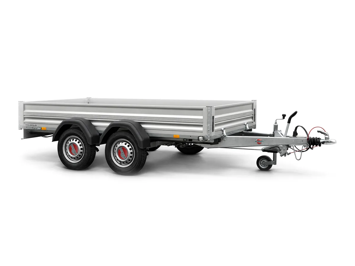 Stema SySTEMA Tandem-Tieflader mit Aluminium-Bordwänden bei Höger eGbR in Memmingen